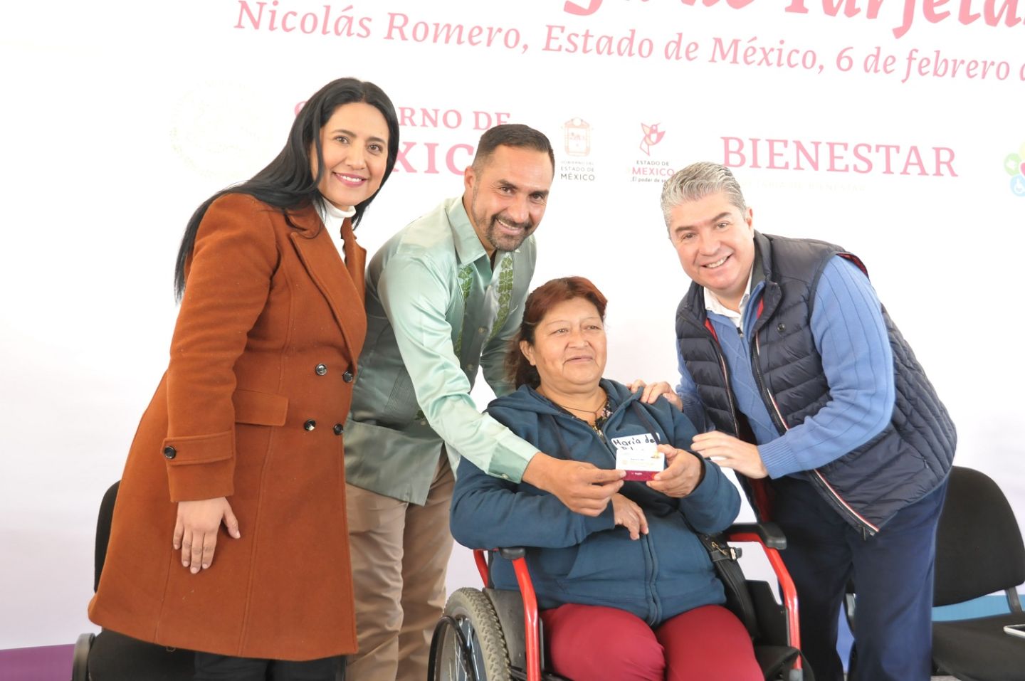 Adelanta Gobernadora Delfina Gómez la Pensión Universal para el Bienestar a Personas con Discapacidad; Recibirán 9 mil 300 pesos

