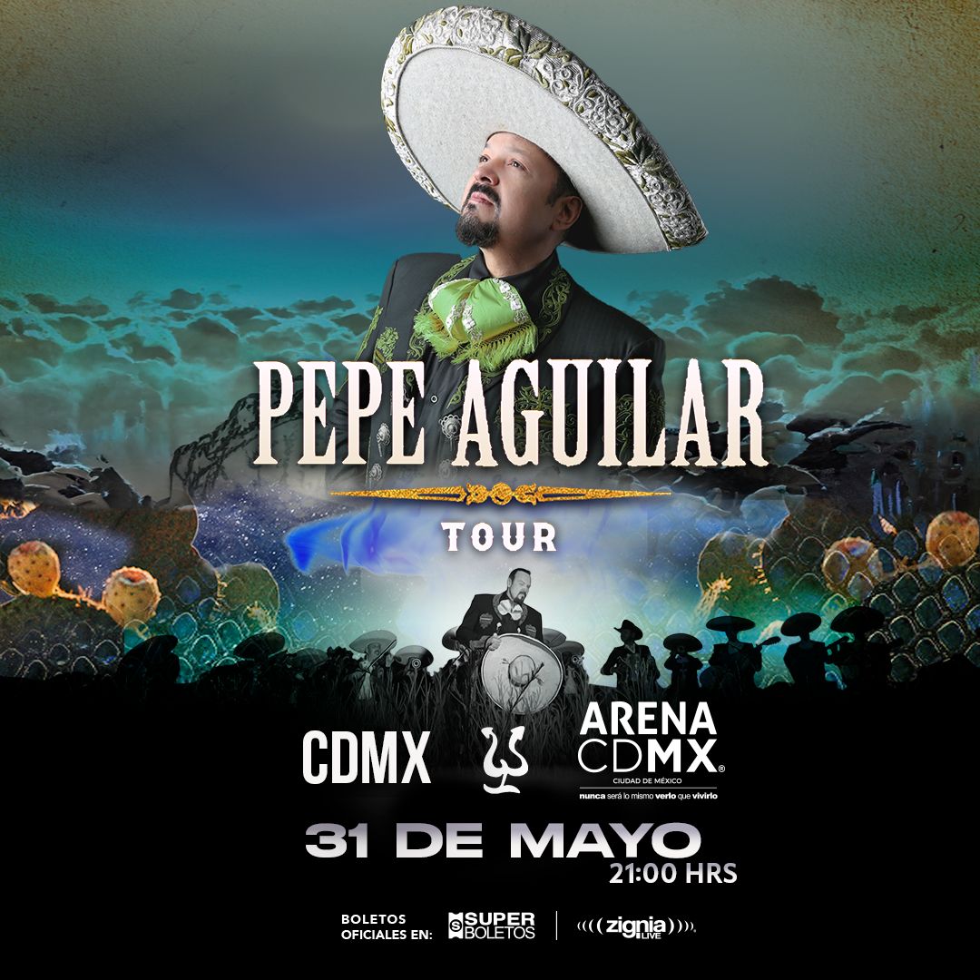 Cambio de fecha Pepe Aguilar Arena CDMX
