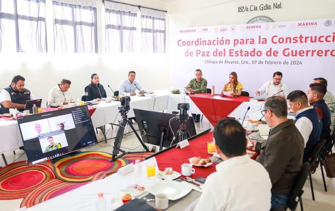 Prioriza Mesa de Coordinación acciones de seguridad para restablecer el transporte público en Chilpancingo