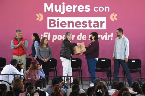 Beneficiarias de ’Mujeres con Bienestar’ recibirán 7 mil 500 pesos; Delfina Gómez Adelanta Tres bimestres a 650 mil mexiquenses