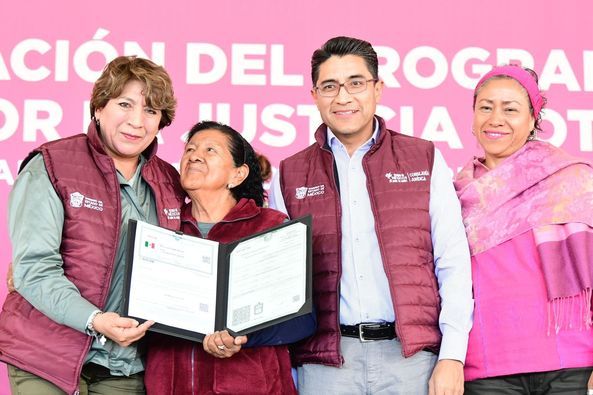 Inaugura Gobernadora Delfina Gómez Álvarez Caravanas por la Justicia Cotidiana en Texcaltitlán