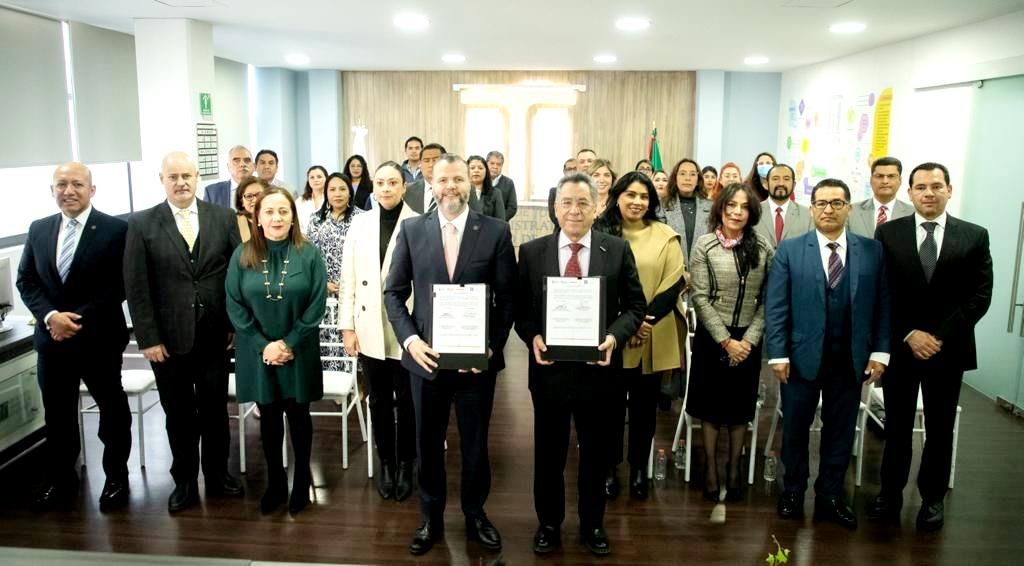 El ISSEMYM y el TRIJAEM firman convenio de colaboración para coadyuvar a la impartición de justicia administrativa