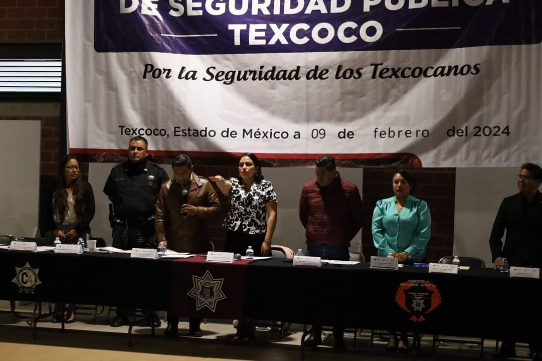 Se Realiza la Décimo Tercera Sesión del Consejo Municipal de Seguridad Pública de Texcoco 

