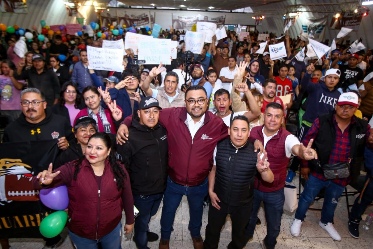 Ernesto Santillán Ramírez recibe el apoyo total de 30 mil ciudadanos de Ecatepec