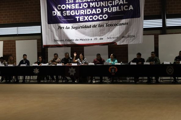 Se Realiza la Décimo Tercera Sesión del Consejo Municipal de Seguridad Pública de Texcoco