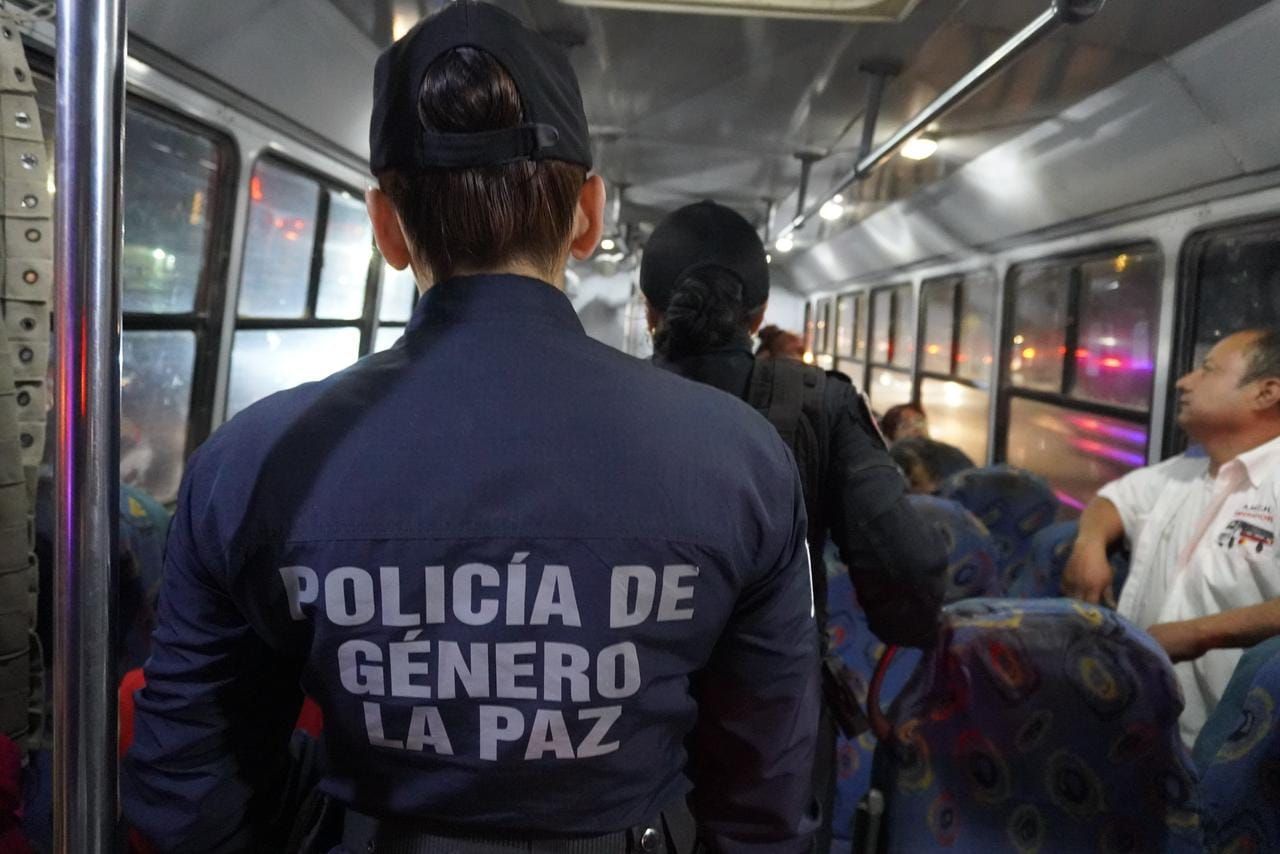 Continúan los Trabajos de Seguridad en el Municipio de La Paz; con el 
Operativo Transporte Seguro se Refuerza la Estrategia de Seguridad
