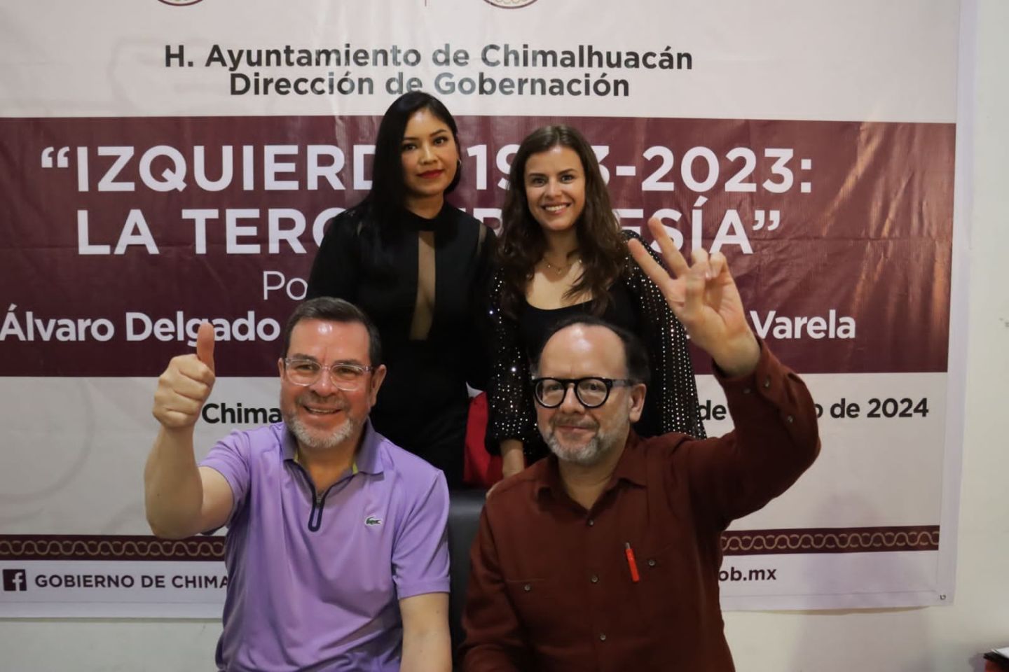 Los Periodistas Presentan en Chimalhuacán su
Libro ’Izquierda 1923-2023: la Terca Travesía"