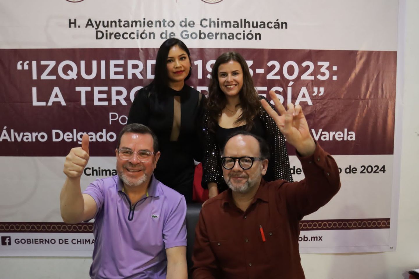 Presentan los periodistas, su libro ’izquierda 1923-2023’ en Chimalhuacán 