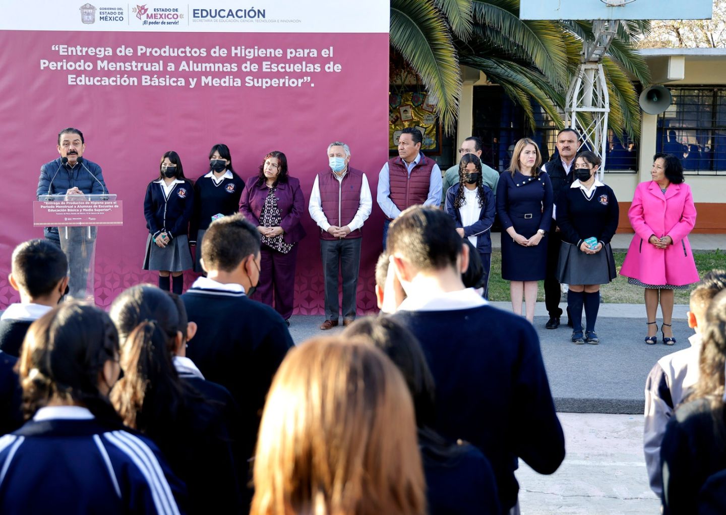 Gobierno de Delfina Gómez trabaja para garantizar una menstruación digna a estudiantes de educación básica