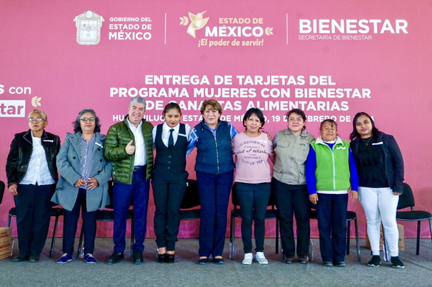 Gobernadora Delfina Gómez entrega 9 mil tarjetas de Mujeres con Bienestar en Huixquilucan; es un reflejo de El Poder de Servir con eficacia