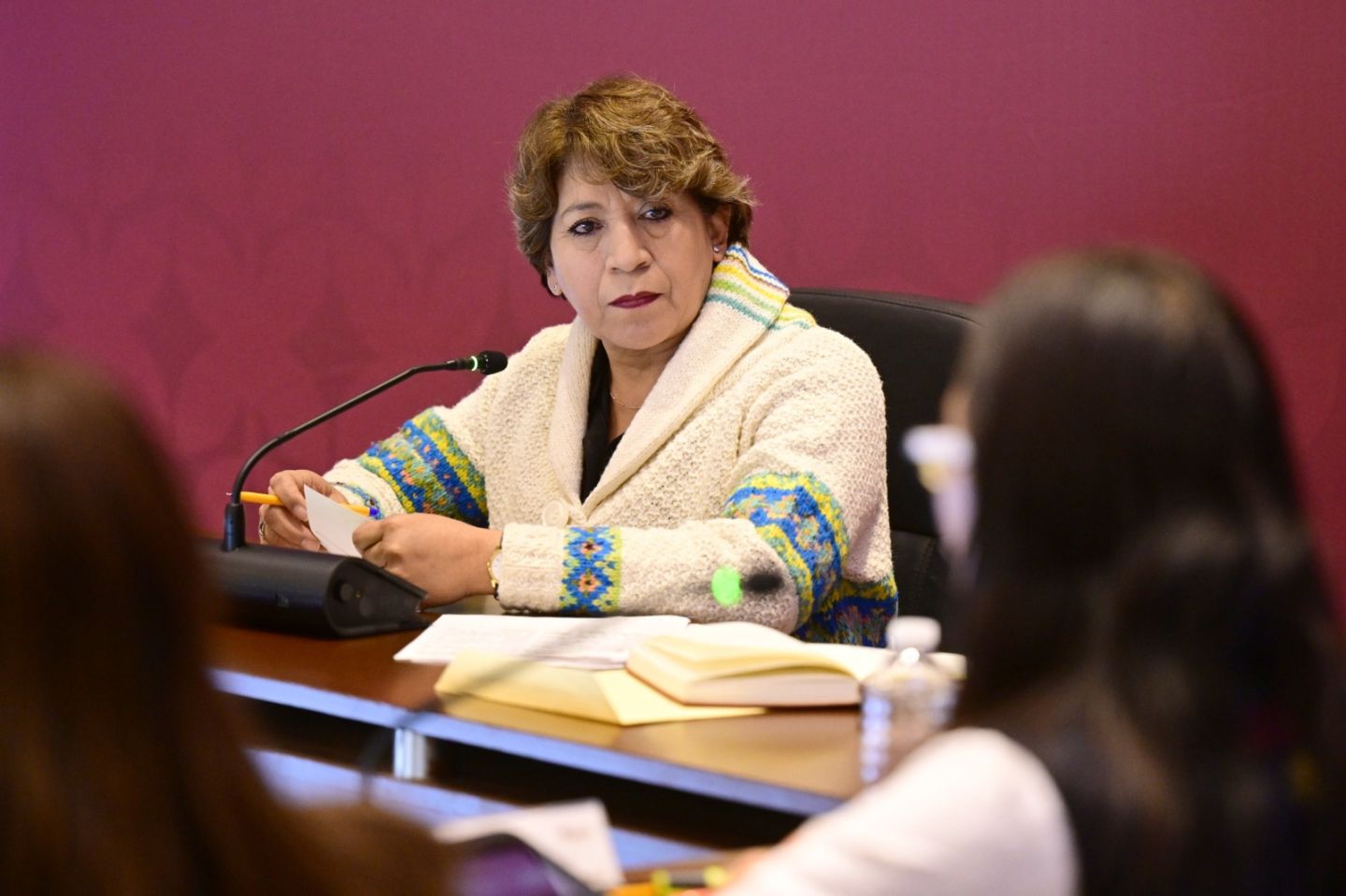 Gobernadora Delfina Gómez instala Mesa de Coordinación para la Construcción de la Paz en Chiconcuac; en 2024 bajan los delitos de alto impacto