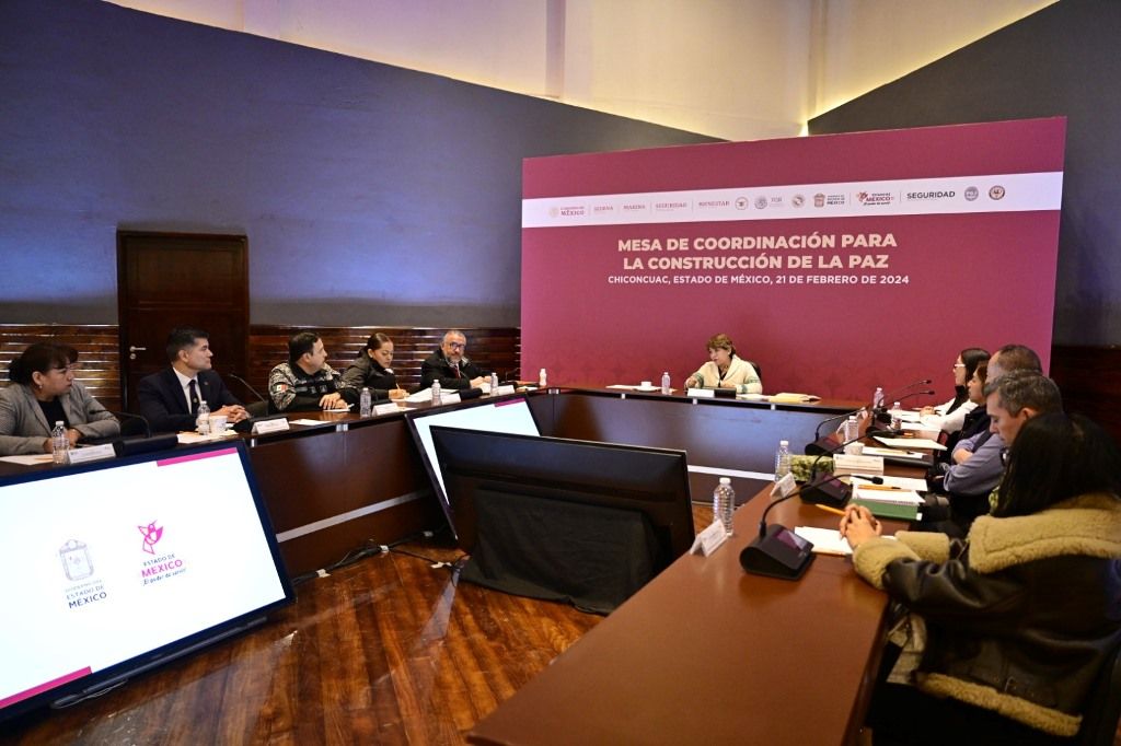 El Gobierno del Edoméx instala Mesa de Coordinación para la Construcción de la Paz en Chiconcuac; en 2024 bajan los delitos de alto impacto