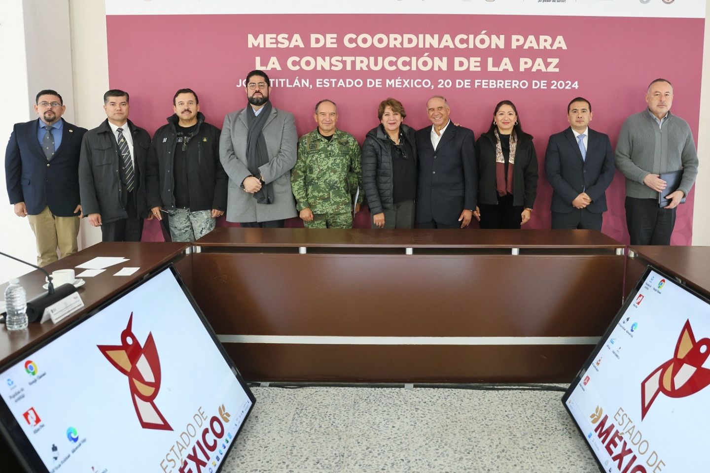 Gobernadora Delfina Gómez instala Mesa de Coordinación para la Construcción de la Paz en Chiconcuac
