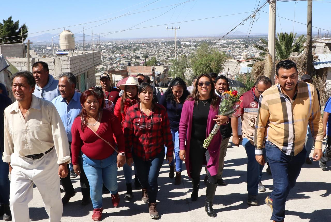 Conectarán avenidas principales del ejido en Chimalhuacán: Xóchitl Flores 
