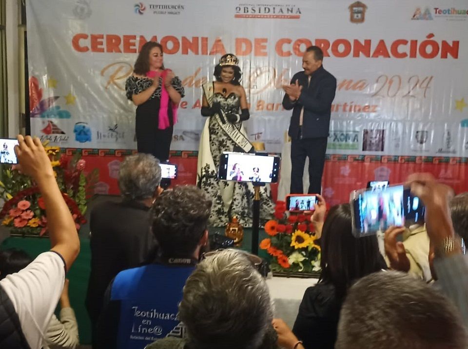 Autoridades coronan a la Reina de la Obsidiana Teotihuacán 2024