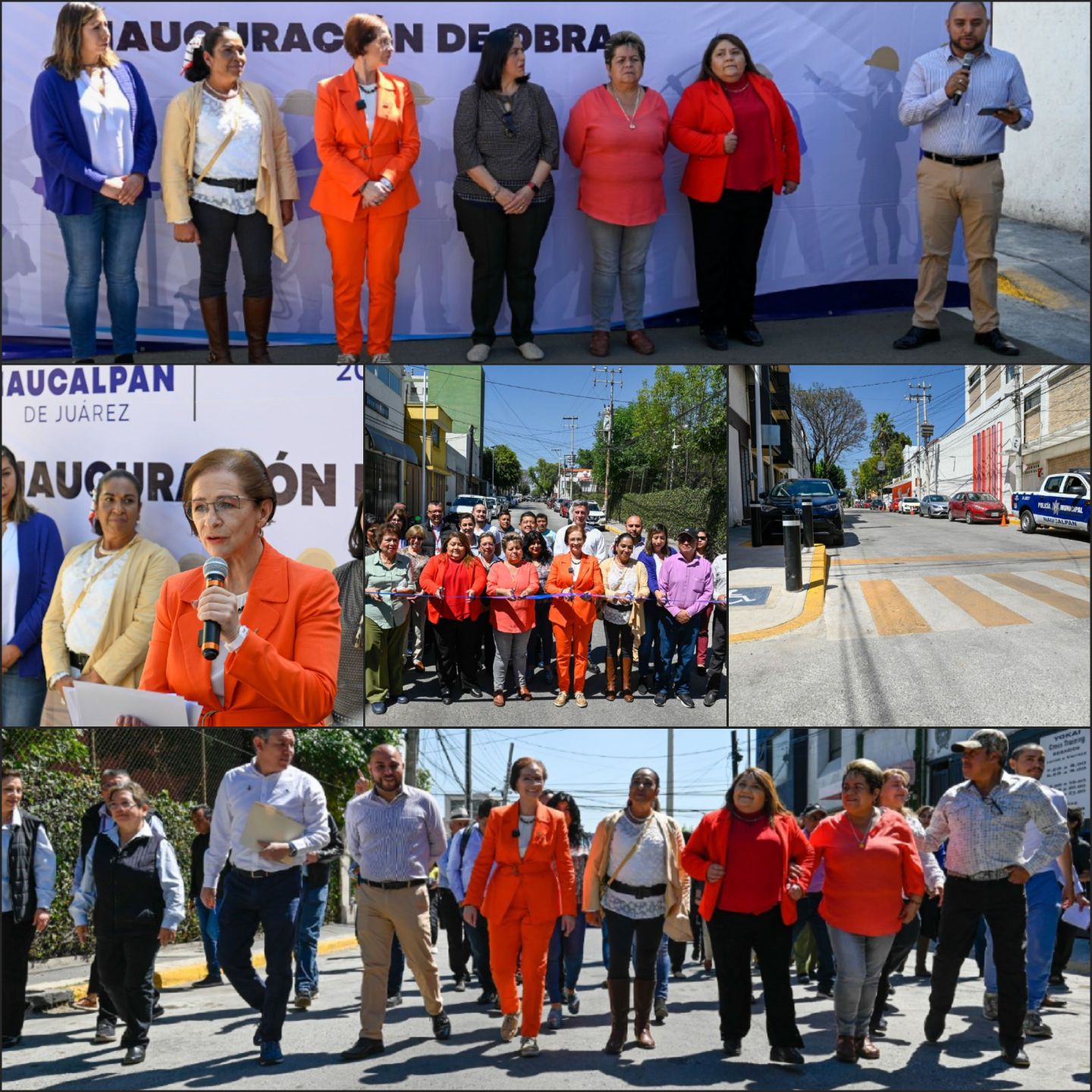 Angelica Moya inauguró la repavimentación del pueblo de Santa Cruz de Valle Verde