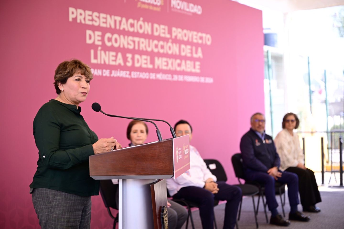 Anuncia Gobernadora Delfina Gómez construcción de la Línea 3 del Mexicable en Naucalpan, mejorará la movilidad de 700 mil mexiquenses del Valle de México