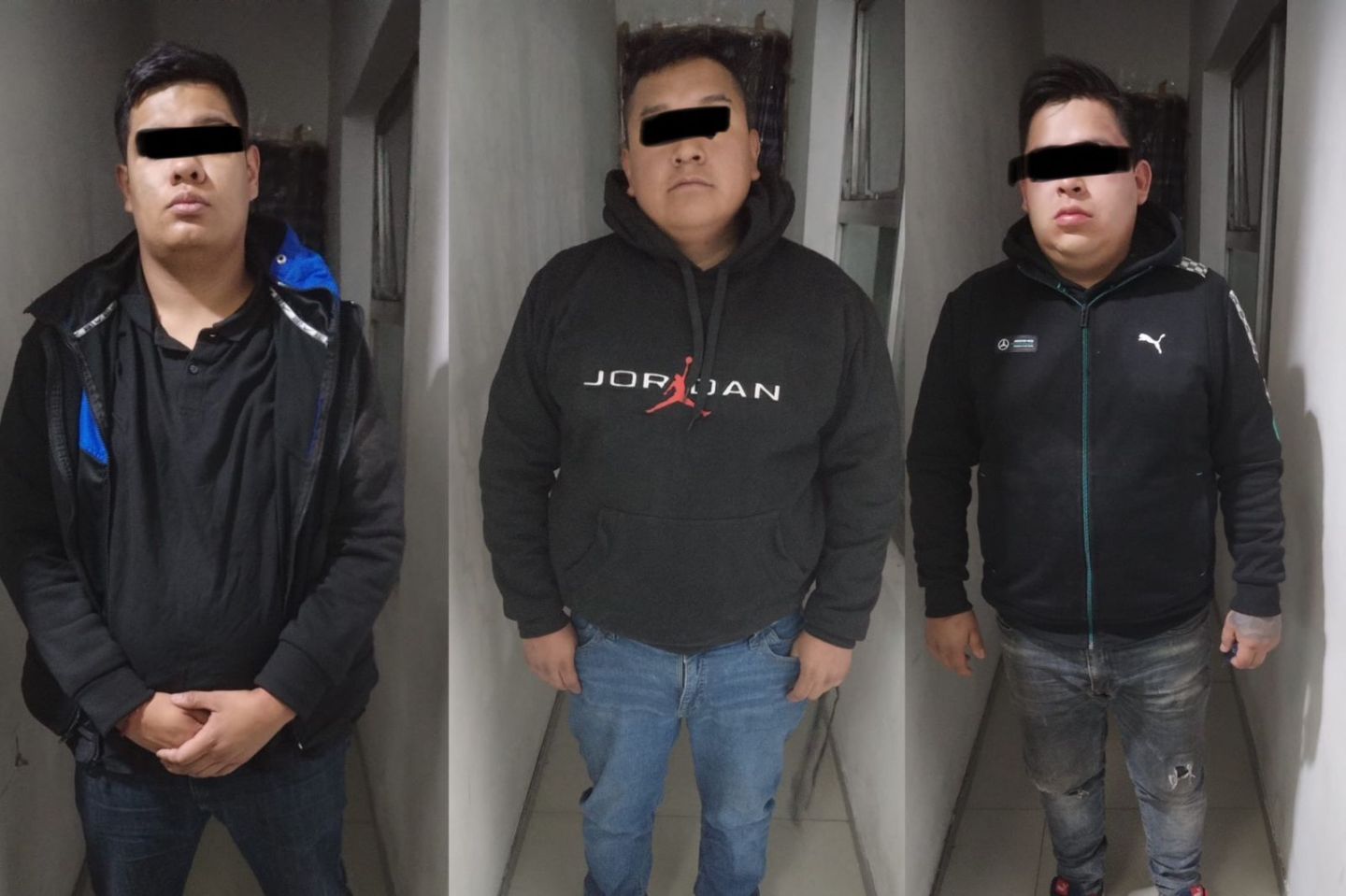Efectivos de Seguridad Pública de Ecatepec detiene a 3 integrantes de una peligrosa banda dedicada al robo de autopartes y asaltos
