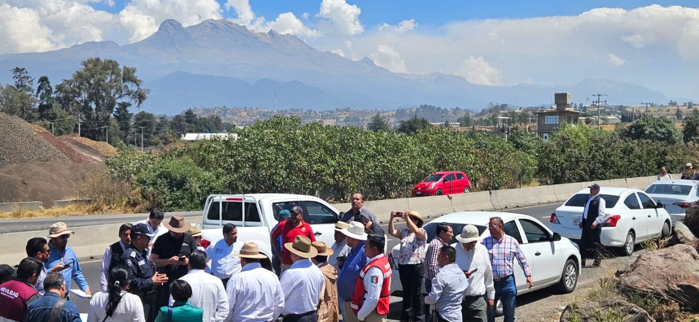 Autoridades supervisan rutas de evacuación en la zona del volcán Popocatépetl
 
