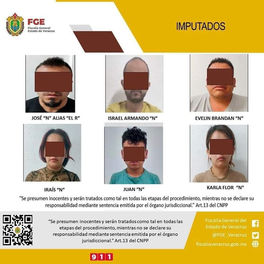Fiscalías de Veracruz y Puebla colaboran en detención de presuntos integrantes de la banda delictiva del ’Bukanas’