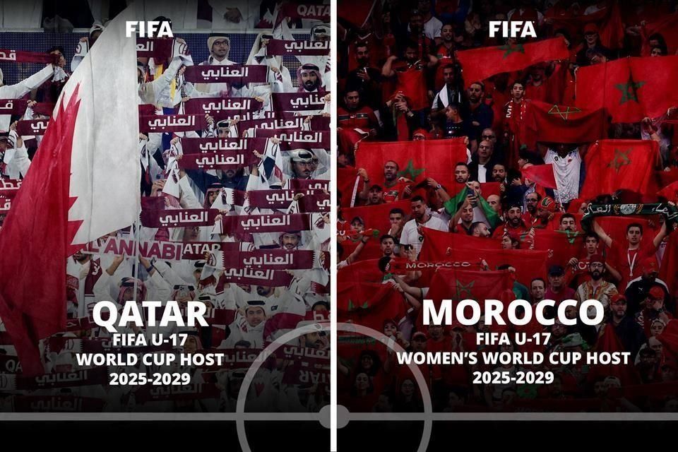 Qatar sera sede del Mundial Sub 17 Varonil y Marruecos sera sede del Mundial Sub 17 Femenil por los próximos cinco años
