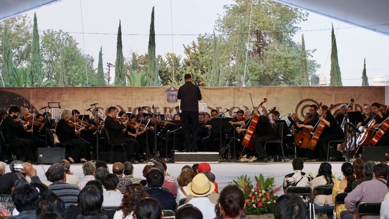Deleita música de la orquesta sinfónica del estado de México a Acolman 
