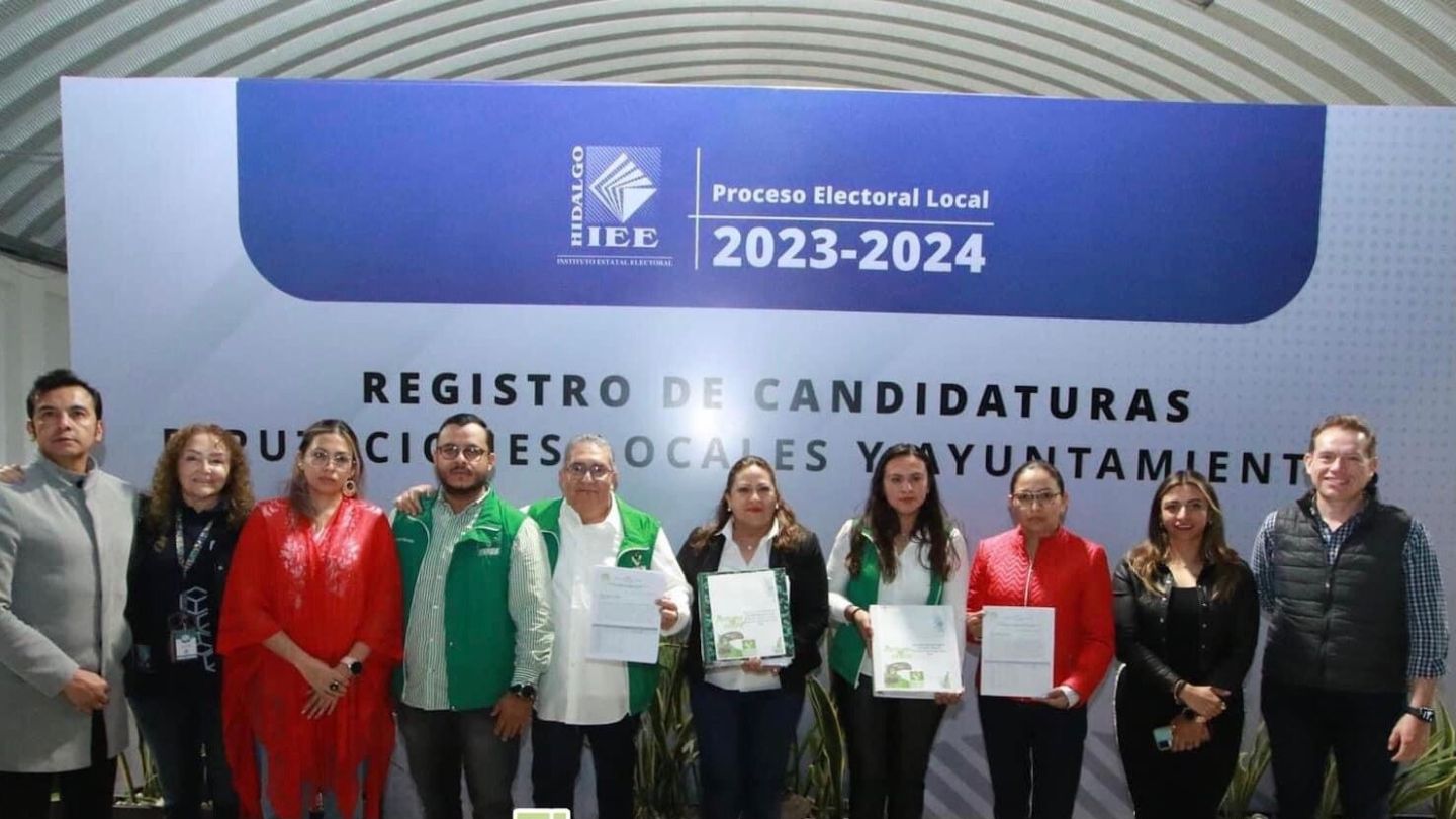 PVEM Hidalgo lanza lista de candidatos a 18 diputaciones locales