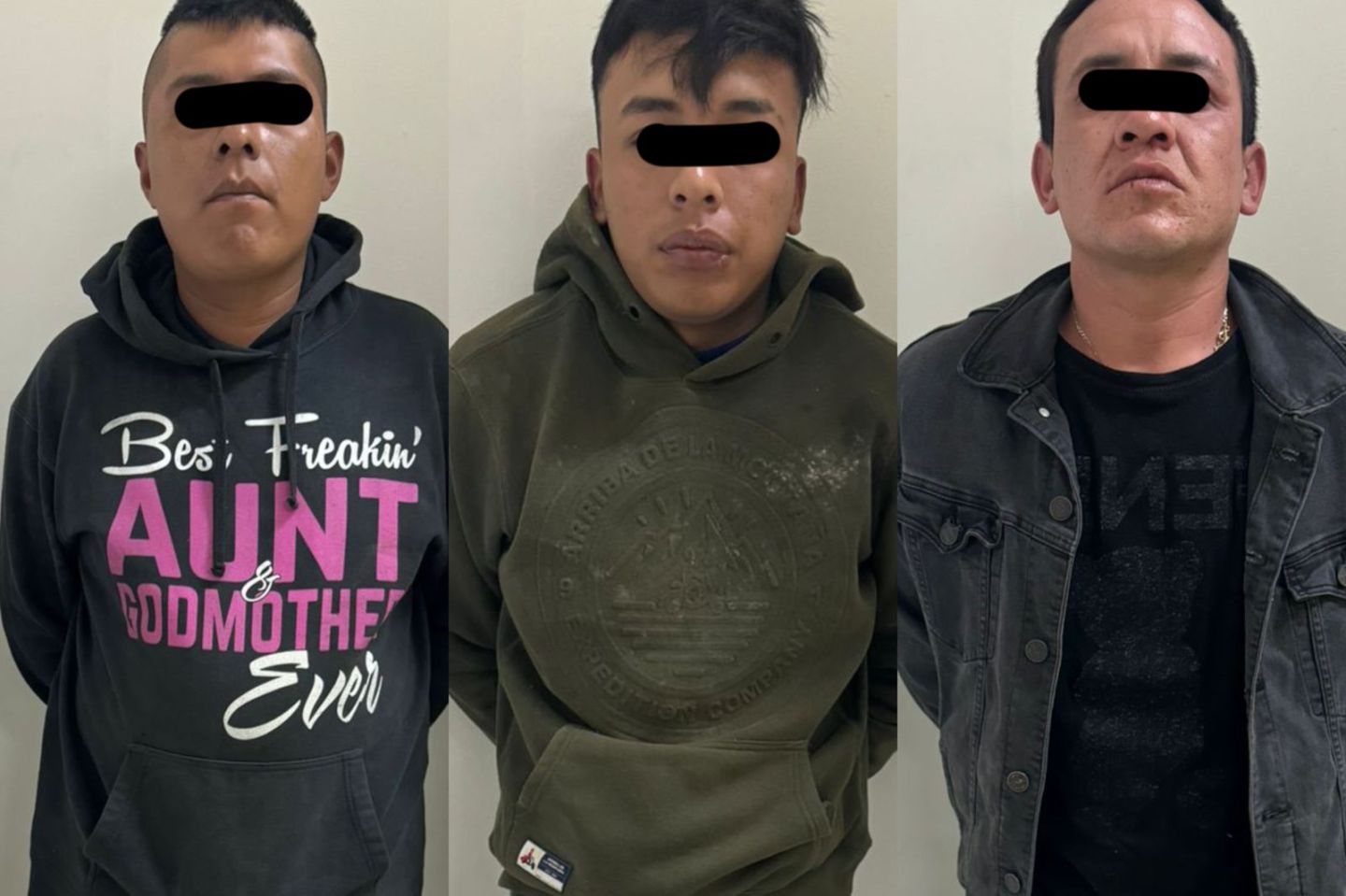 Efectivos de seguridad pública de Ecatepec; capturan a tercia de  integrantes de una banda dedicada al robo de autos con violencia