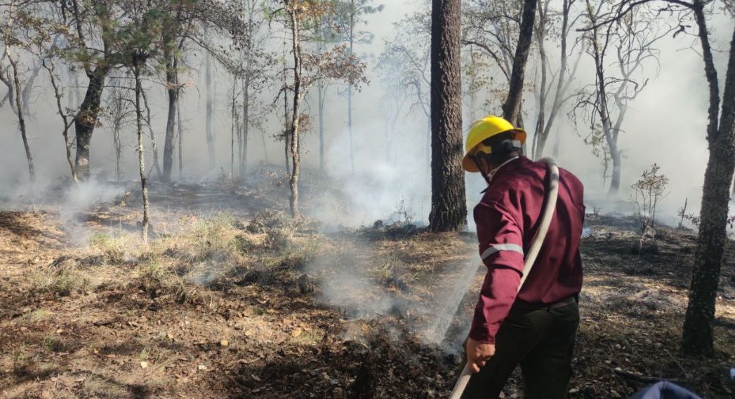 Atienden 35 incendios forestales en Hidalgo