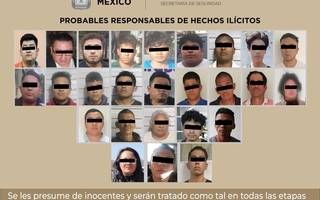 
Con un arsenal de armas, autos, detiene la policía a 27 sujetos en ’Macro Operativo Interinstitucional Naucalpan’  
