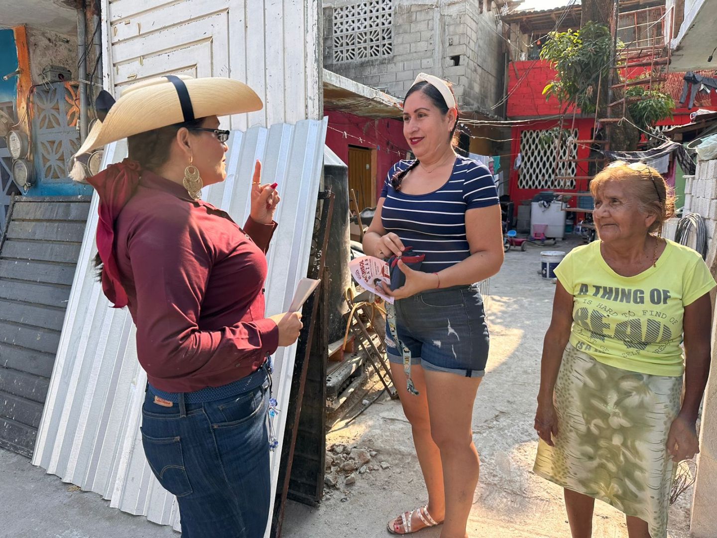 Yo no tengo derecho a fallarles: Marisol Bazán en su arranque de campaña por el Distrito 4 local