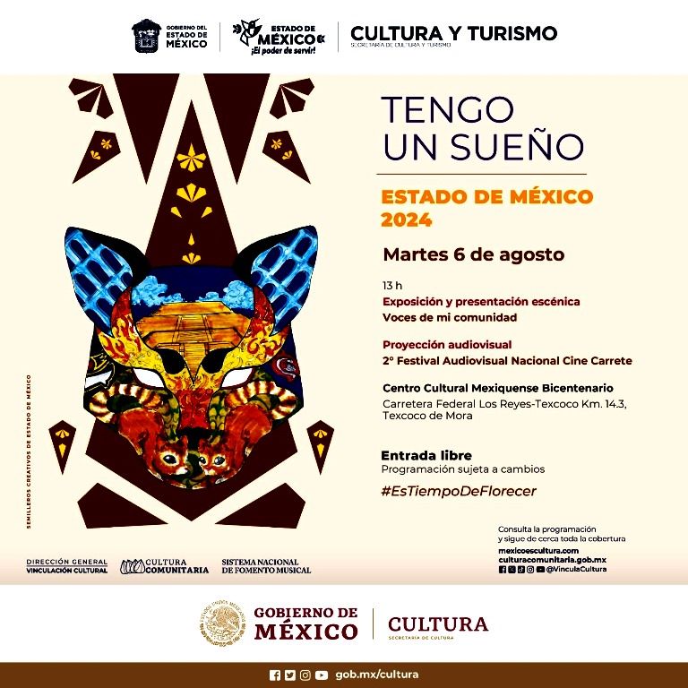 El Festival Tengo un sueño 2024 llega al CCMB en Texcoco