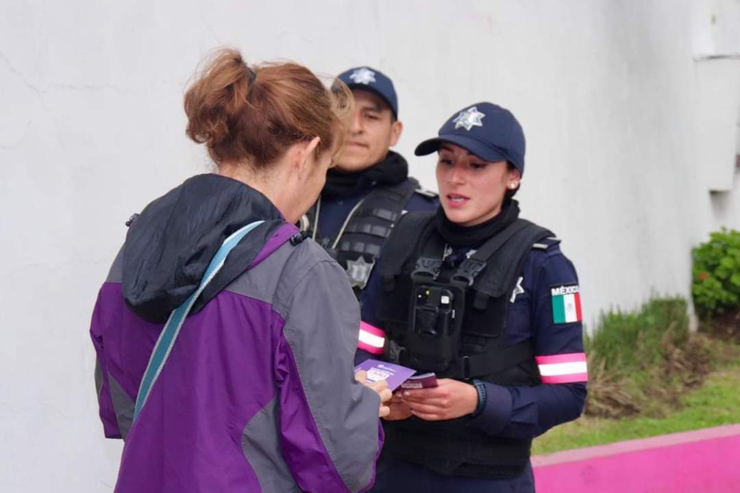 Realiza Secretaria de Seguridad del Edoméx, GN y Policía Municipal Operativo Violeta a fin de Prevenir y Atender la Violencia de Género
