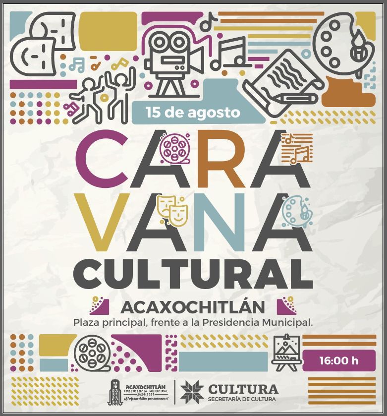 Acaxochitlán vivirá una fiesta de arte y tradición con la Caravana Cultural
