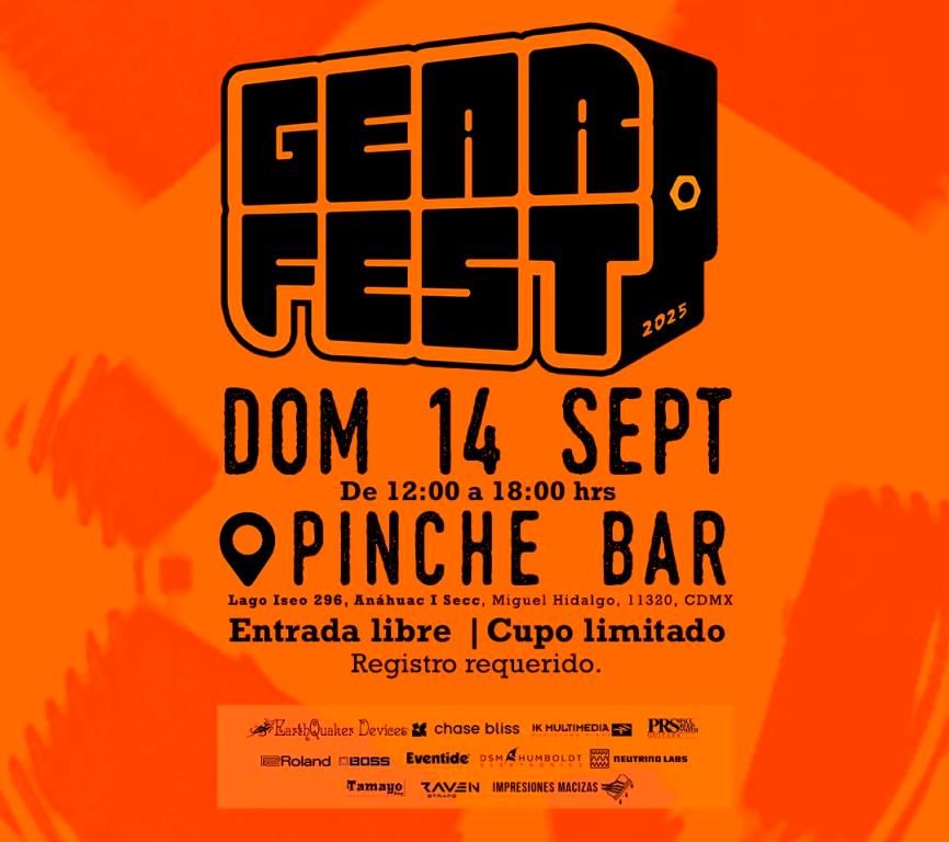 Guitar Gear Presenta el Gear Fest 2025 