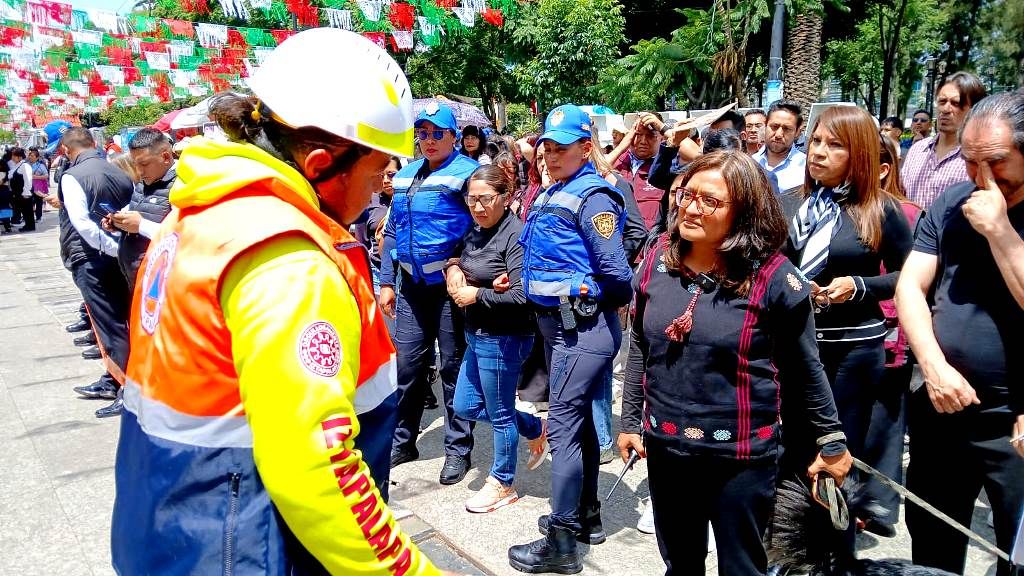 Exitoso segundo simulacro en Iztapalapa recordando el fatídico septiembre 19 negro