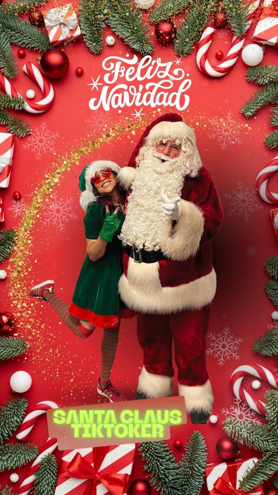 Renta de Santa Claus Tiktoker