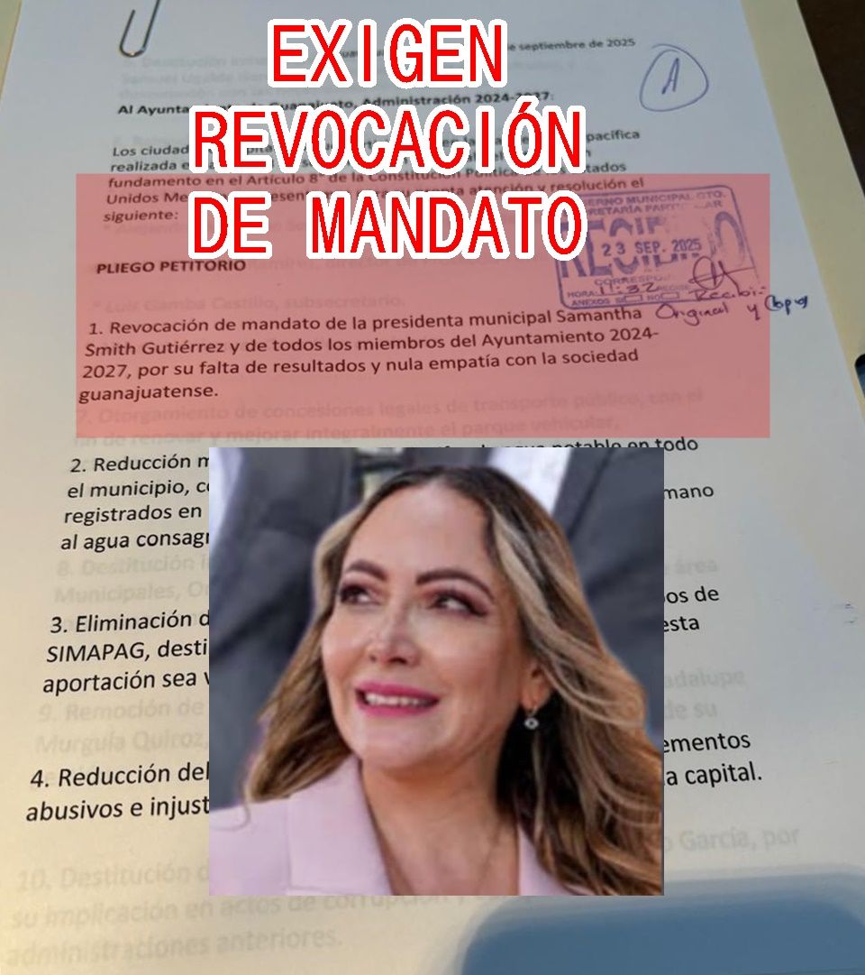 FORMALIZAN REVOCACIÓN CONTRA SAMANTHA SMITH