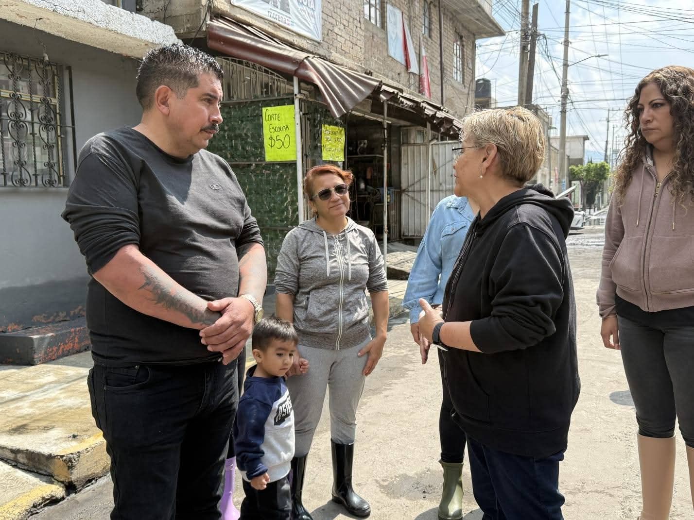 En el Municipio de La Paz Atienden Contingencia por Lluvias 
