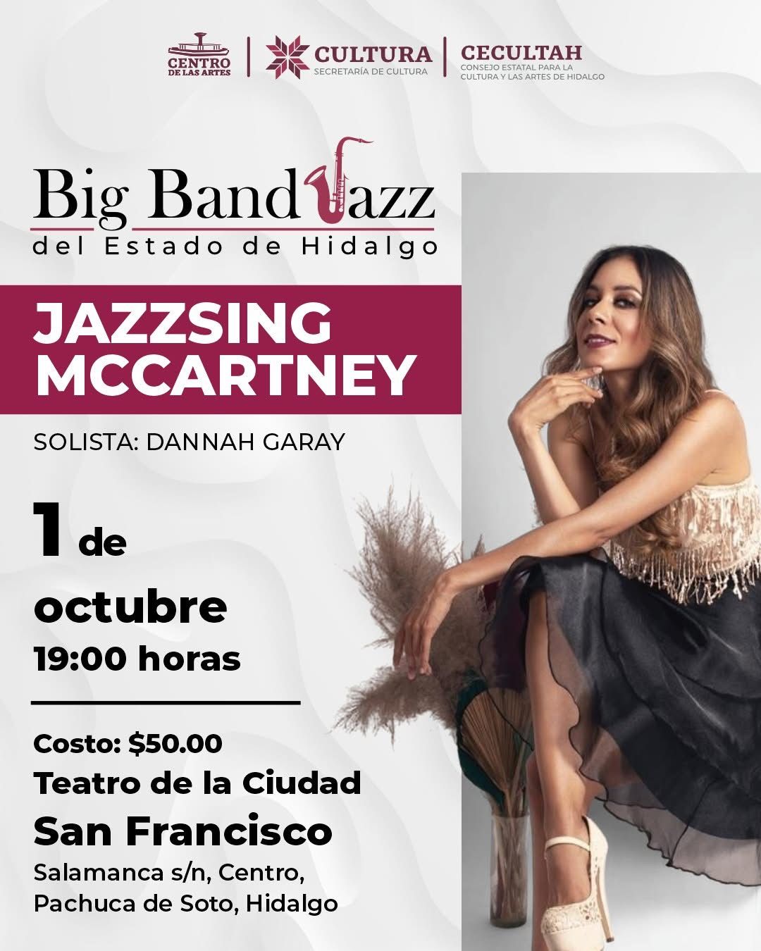 Big Band Jazz de Hidalgo debuta con ’Jazzsing McCartney’ en Pachuca