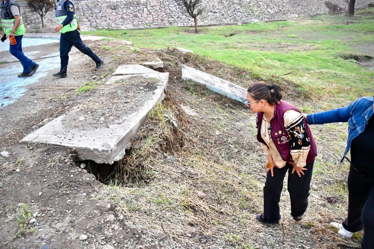 Aparición de Grieta en Bajo Puente La Concordia 
