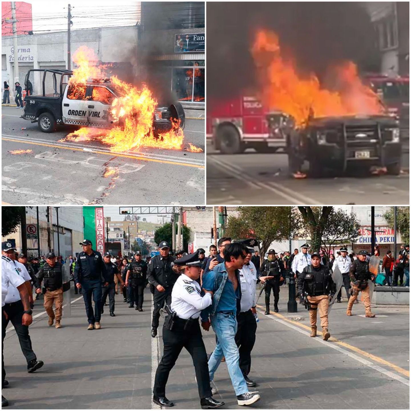 Colectivos radicales rompen el orden social y exhiben debilidad institucional en Edomex 