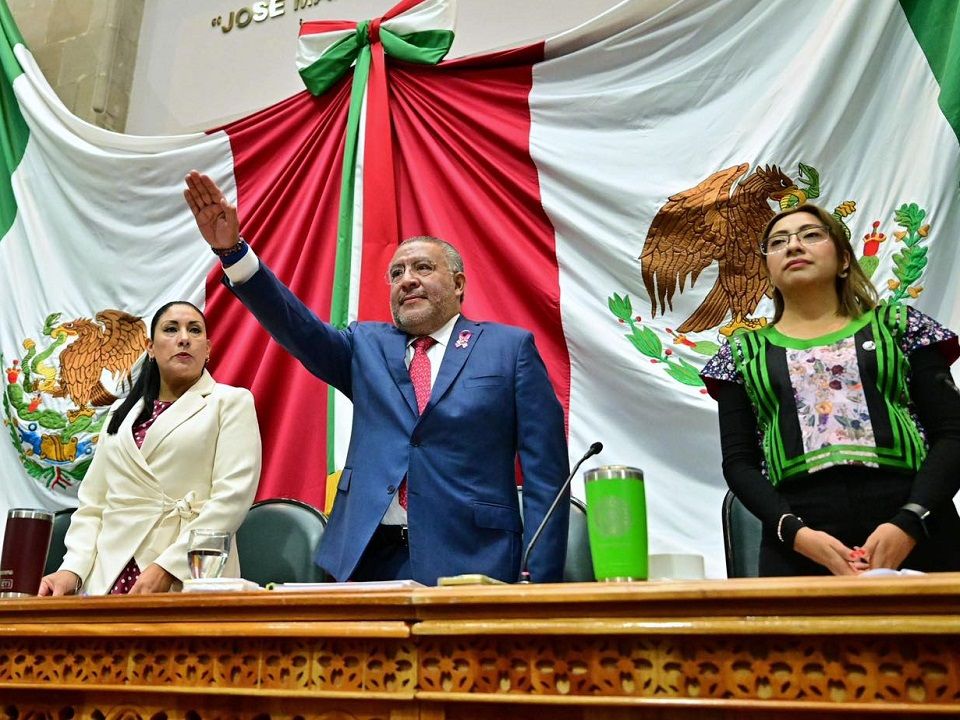 Comparece el Secretario de Gobierno Horacio Duarte ante el Congreso del Edoméx