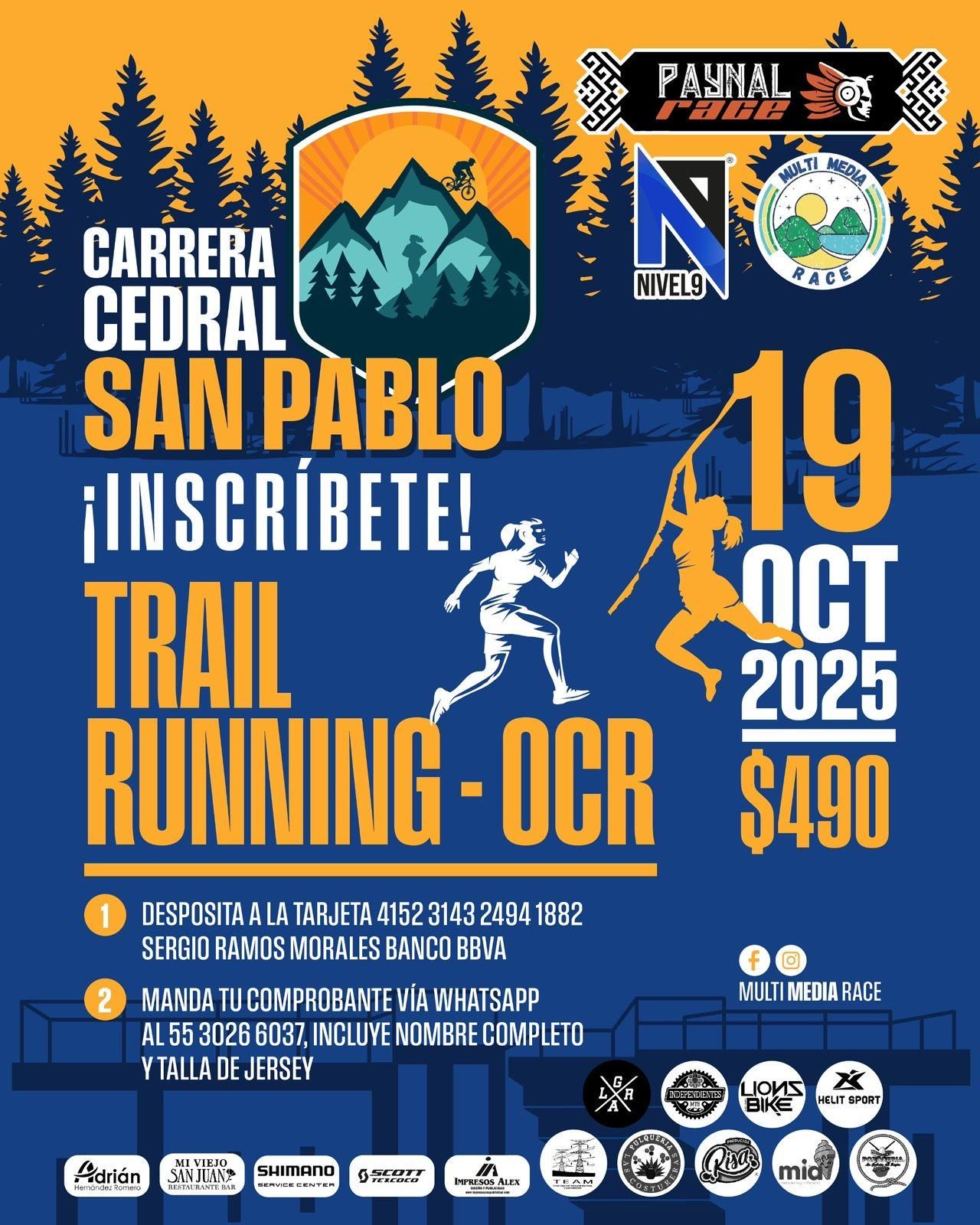 All EDURO Texcoco convoca a  la Carrera multidisciplinaria por la comunidad  