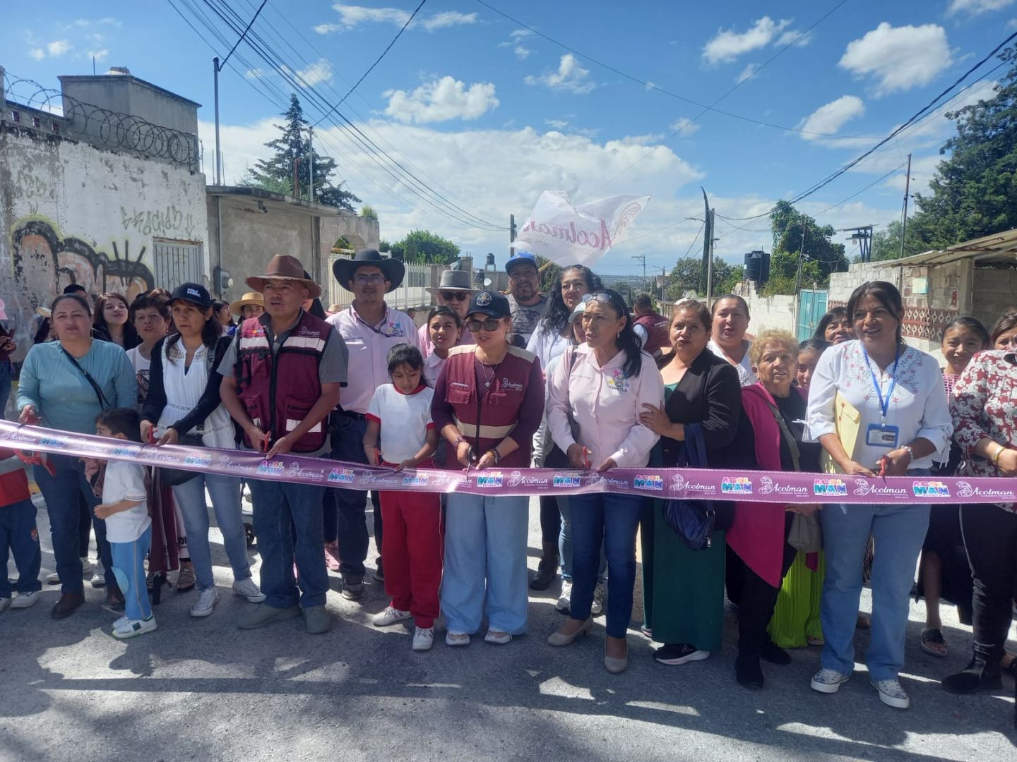 Gobierno de Acolman,  inaugura obras en Xometla por más de 6 MDP