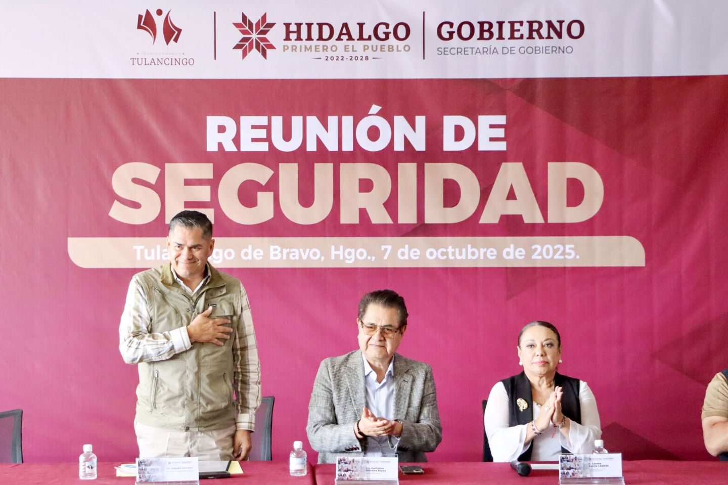 Gabinete de Seguridad presenta a nuevo responsable de Seguridad Pública en Tulancingo