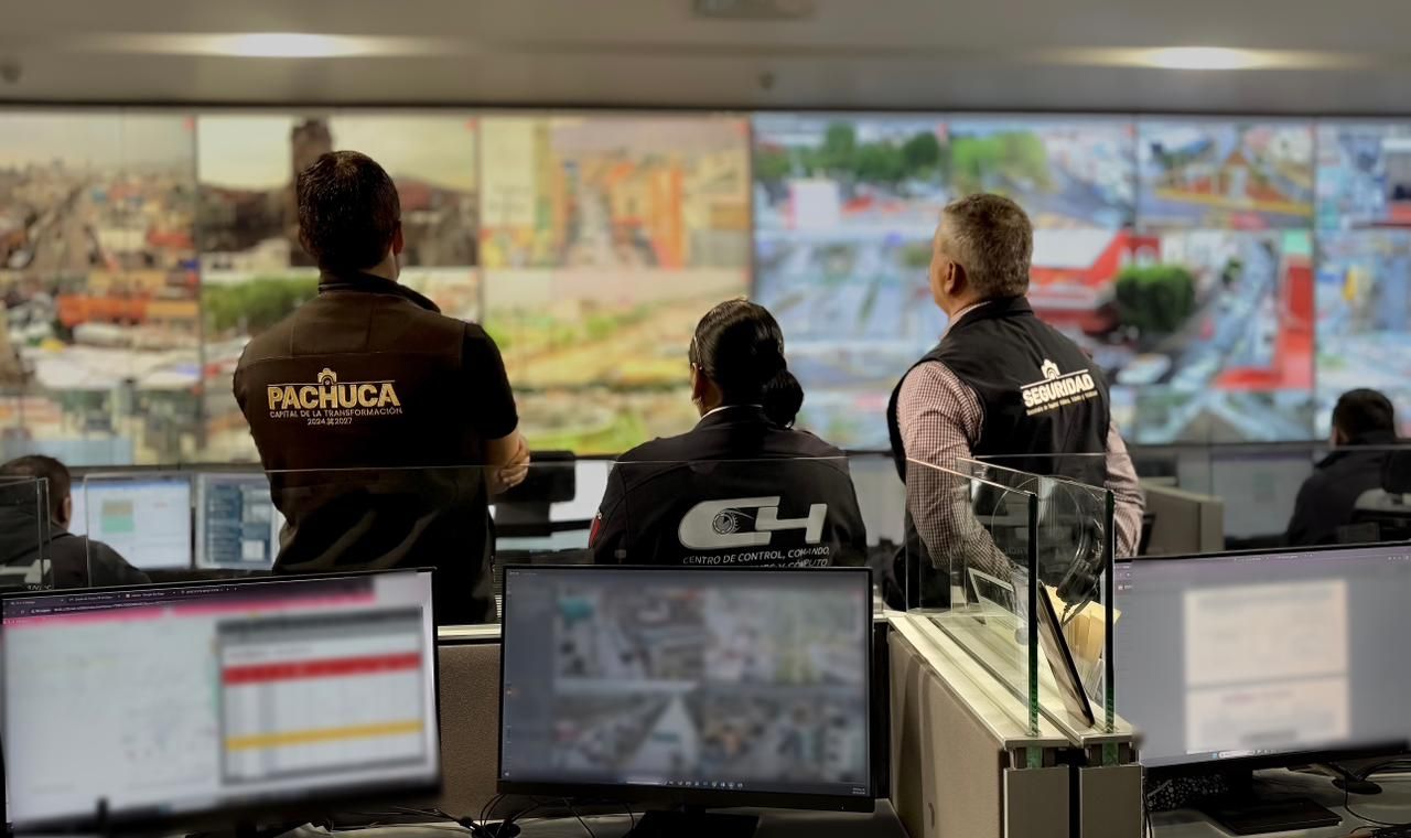 Monitoreo del C4 con integración de nuevos puntos de Pachuca