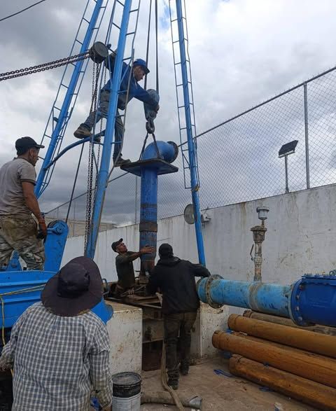 ODAPAS Chimalhuacán da Mantenimiento a Pozo Transportistas