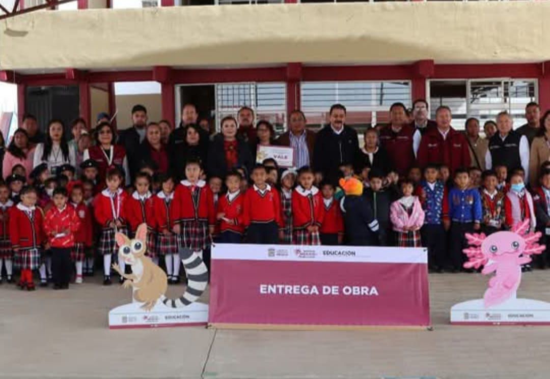 Gobierno De Ozumba Sigue Entregando Obras Educativas De Impacto