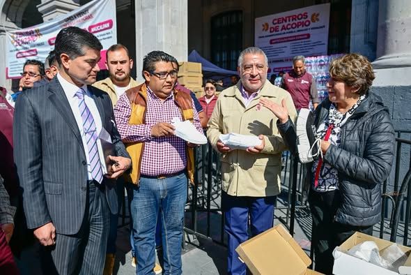 Envía GEM 358 Toneladas de Ayuda Humanitaria a Hidalgo; Se alistan cargamentos para Veracruz
